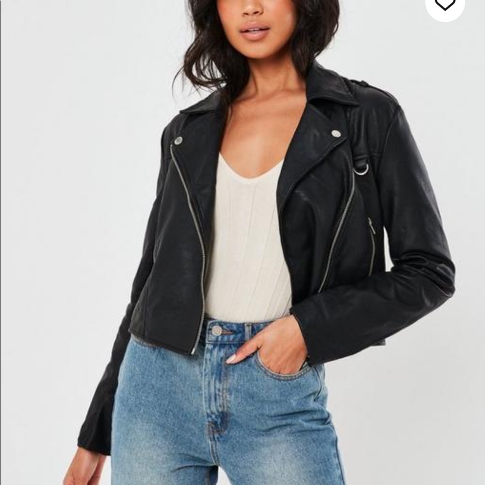 Faux Leather Jacket